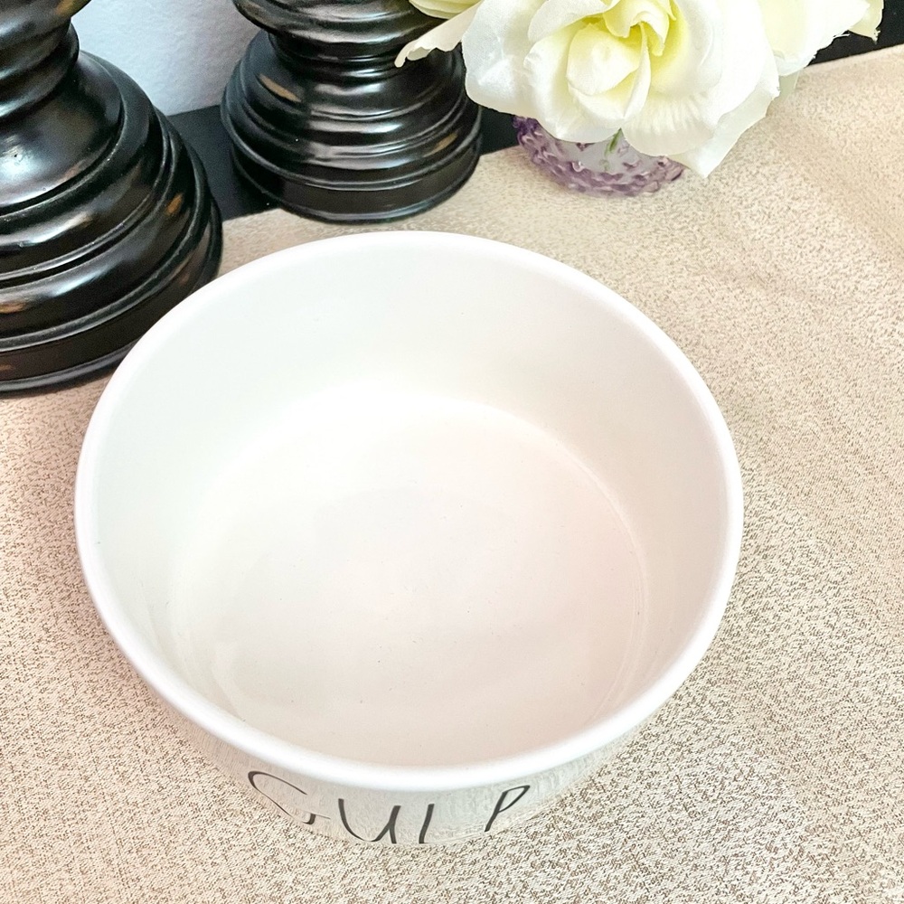 🆕Rae Dunn GULP Large Ceramic Pet Bowl - Picture 2 of 2